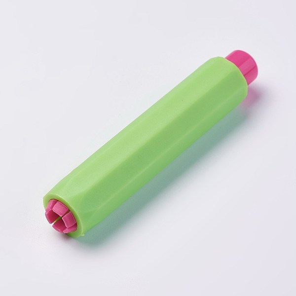 

PandaHall Plastic Folder Chalk, Office Blackboard Writing Tools, Lime, 95x17~19mm, Inner Diameter: 8mm Plastic Green