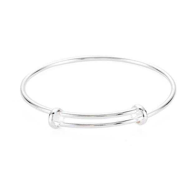

PandaHall Electrophoresis Iron Expandable Bangle Making, Adjustable Wire Blank Bracelet for DIY Jewelry Making, Long-Lasting Plated, Silver...