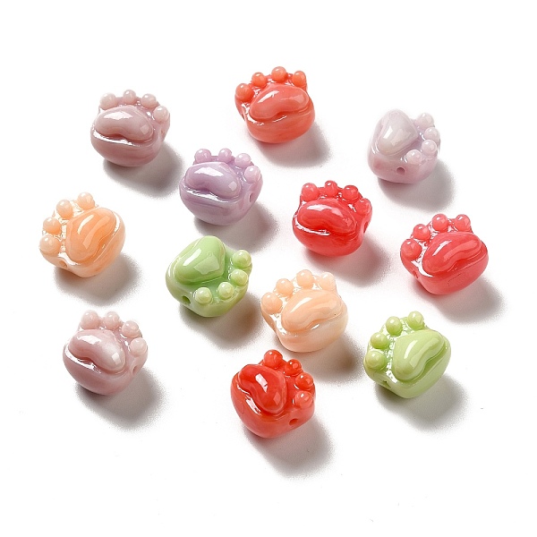 

PandaHall Opaque Resin Beads, Claw, Mixed Color, 14x15x13mm, Hole: 1.6mm Resin Others Multicolor