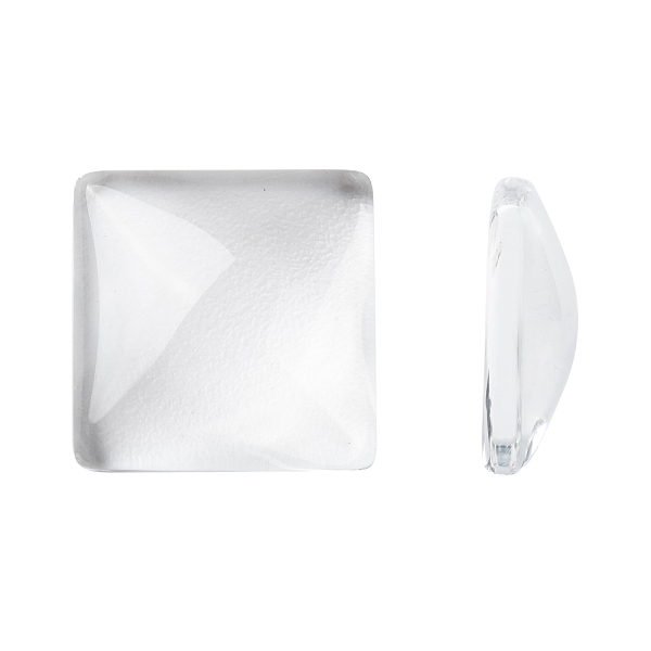 

PandaHall Transparent Clear Glass Square Cabochons, 15x5mm Glass Square Clear