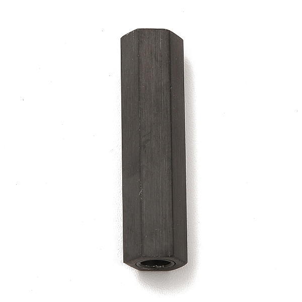 

PandaHall 304 Stainless Steel Matte Magnetic Clasps, Hexagon Tube, Gunmetal, 25x6.5mm, Hole: 3mm 304 Stainless Steel Tube