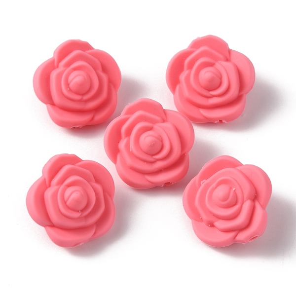 

PandaHall Food Grade Eco-Friendly Silicone Beads, Chewing Beads For Teethers, DIY Nursing Necklaces Making, Rose, Light Coral, 20.5x12.5mm...