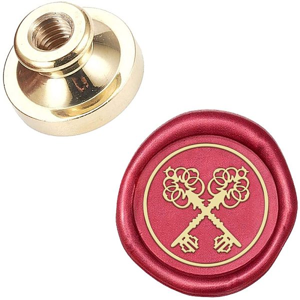 

PandaHall CRASPIRE Wax Seal Stamp Head Heart, Removable Sealing Brass Stamp Head 25mm for Creative Gift Envelopes Invitations Cards...