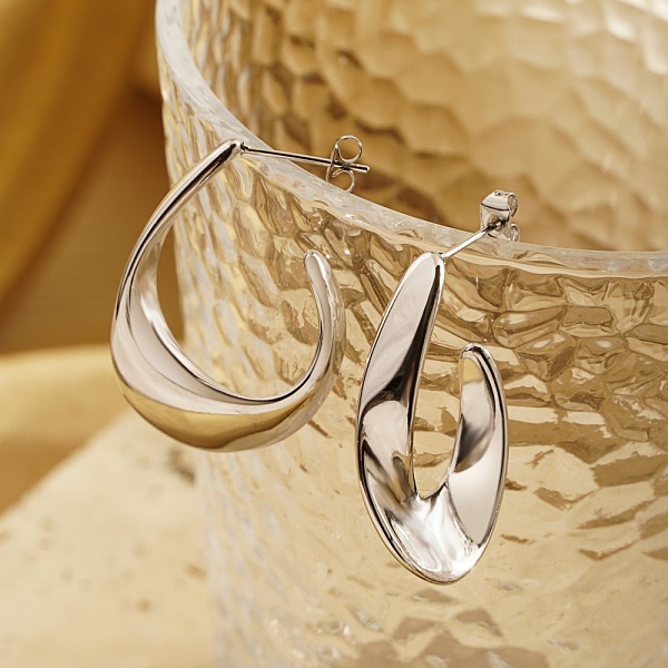 

PandaHall Stainless Steel U-shape Stud Earrings for Women Stainless Steel Others