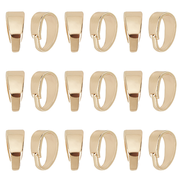 

PandaHall Beebeecraft 1 Box 200Pcs Pinch Clip Clasp Bail 18K Gold Plated Brass Necklace Clasps Pendant Charms Connectors Bails for Necklace...