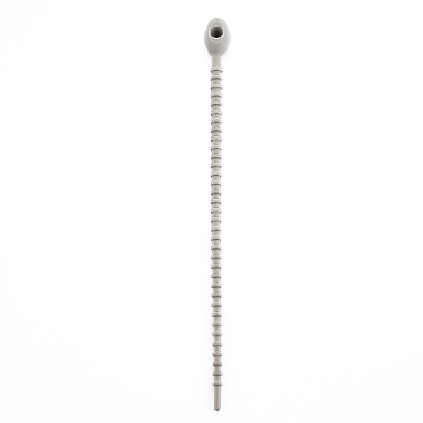 

PandaHall Silicone Cable Ties, Tie Wraps, Reusable Zip Ties, Gray, 214x13.5x12mm, Hole: 3mm Polyester Gray