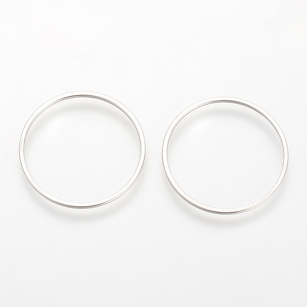 

PandaHall Brass Linking Rings, Lead Free & Nickel Free, Ring, Platinum, 25x1mm Brass Ring