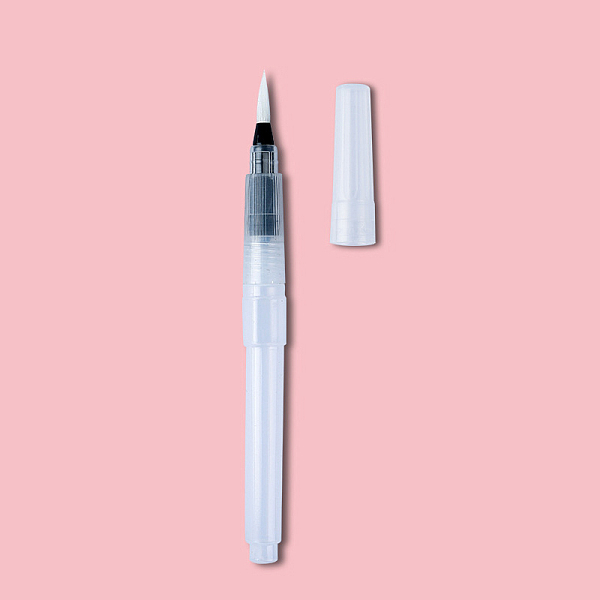

PandaHall Water Coloring Brush Pens, Painting Brushes, for Water Soluble Colored Pencil, White, 12x1.3cm, Large Brush Tips: 20x5mm Plastic...