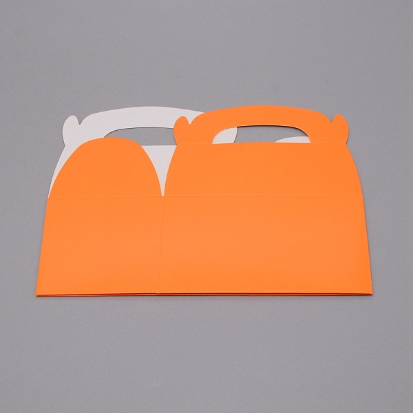 Solid Color Paper Fold Cakes Boxes