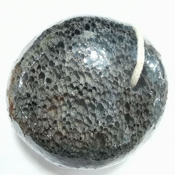 PandaHall Natural Earth Lava Rock Pumice Stone, Pedicure Exfoliation Tool, for Health Foot Care, Black, 98x71x40mm Lava Rock Oval Black