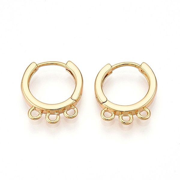 Brass Hoop Earring … - image