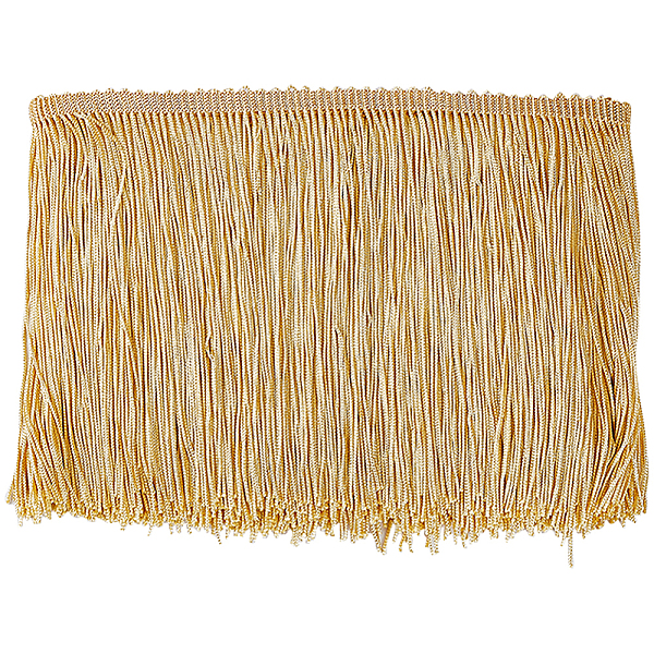 

PandaHall Polyester Fringe Tassel Trim, for Curtain, Costume Accessories, Gold, 150x1mm, 10 yards/card Polyester Gold