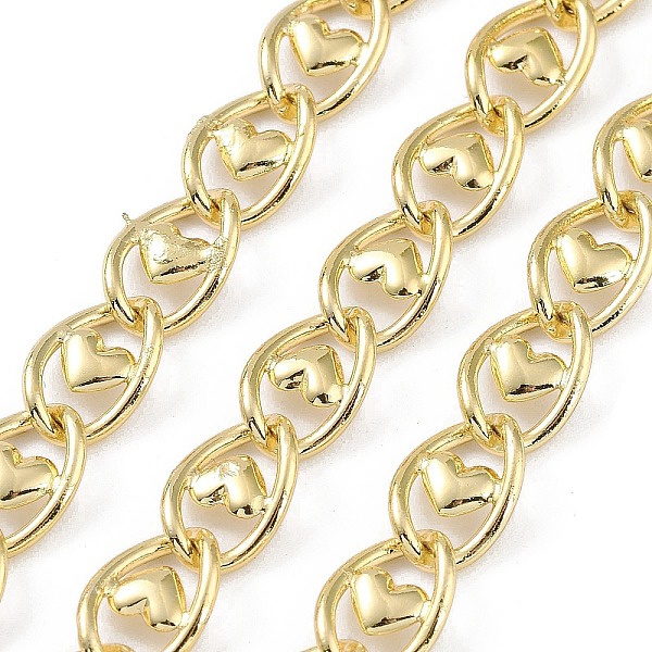 

PandaHall Rack Plating Brass Curb Chains, Long-Lasting Plated, Soldered, with Spool, Lead Free & Cadmium Free, Real 18K Gold Plated, Link...