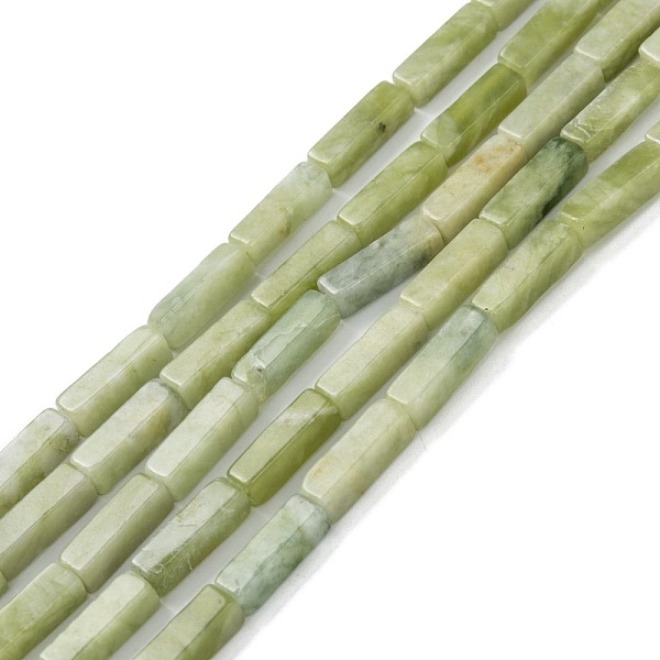 

PandaHall Natural TaiWan Jade Beads Strands, Cuboid, 12~13x4x4mm, Hole: 1.2mm, about 29~30pcs/strand, 15.24''~15.63''(38.7~39.7cm) TaiWan...