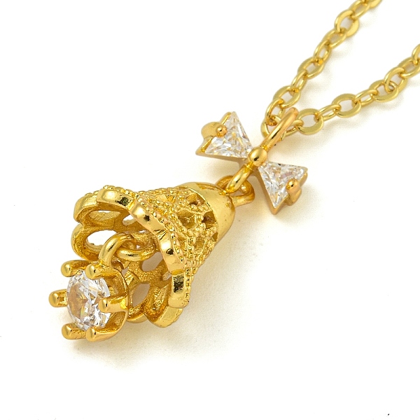 Brass Clear Cubic Z… - image
