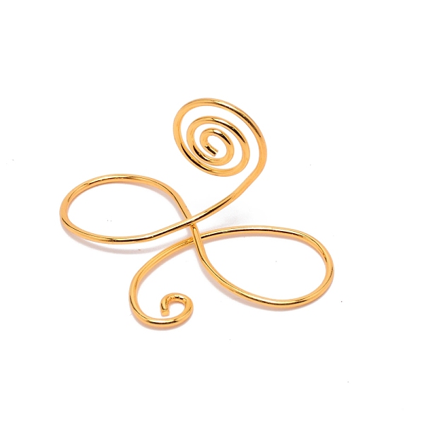 

PandaHall Iron Table Number Card Clip, Memo & Message Folder, Wedding Office Supplies, Golden, 77x47x38mm Iron