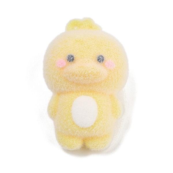 Flocky Resin Pendan… - image