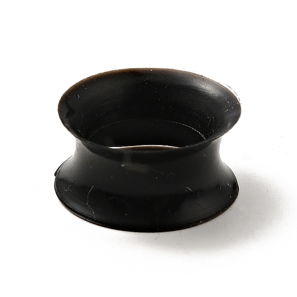 

PandaHall Silicone Ear Plugs Gauges, Tunnel Ear Expander for Men Women, Black, 8.5x18mm, Pin: 14mm Silicone Black