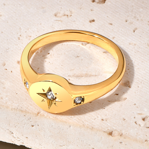 Flat Round With Sta… - image