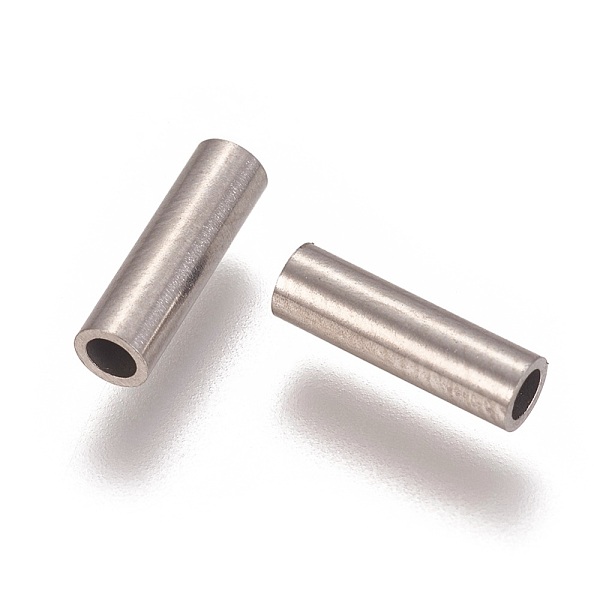 

PandaHall 304 Stainless Steel Tube Beads, Stainless Steel Color, 10x3mm, Hole: 2mm 304 Stainless Steel Tube