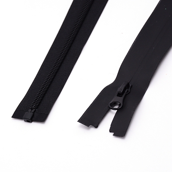 

PandaHall Nylong Zipper Fastener, for Clothes DIY Sewing Accessories, Black, 77x3x0.25cm Nylon Black