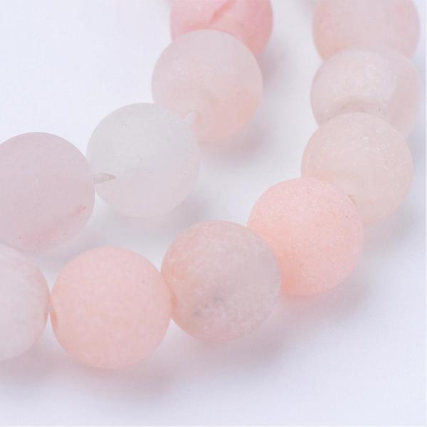 

PandaHall Natural Pink Aventurine Beads Strands, Frosted, Round, 10~10.5mm, Hole: 1.2mm, about 36pcs/strand, 15.5 inch Pink Aventurine Round