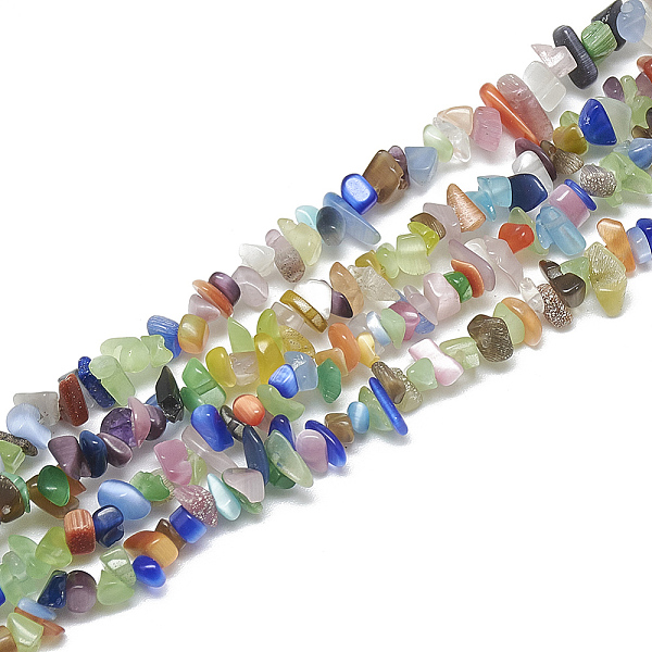 Cat Eye Beads Stran… - image