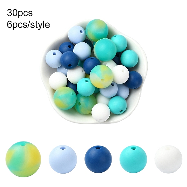 30Pcs 5 Colors Food… - image