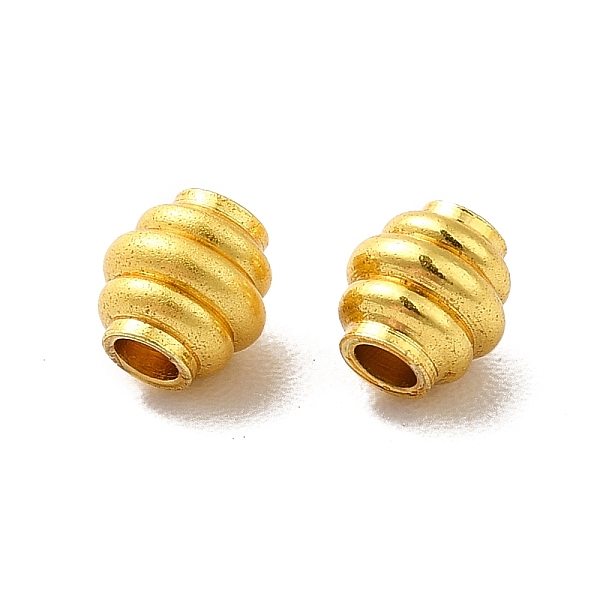 

PandaHall Rack Plating Brass Beads, Long-Lasting Plated, Column, Golden, 4x4mm, Hole: 1.5mm Brass Column