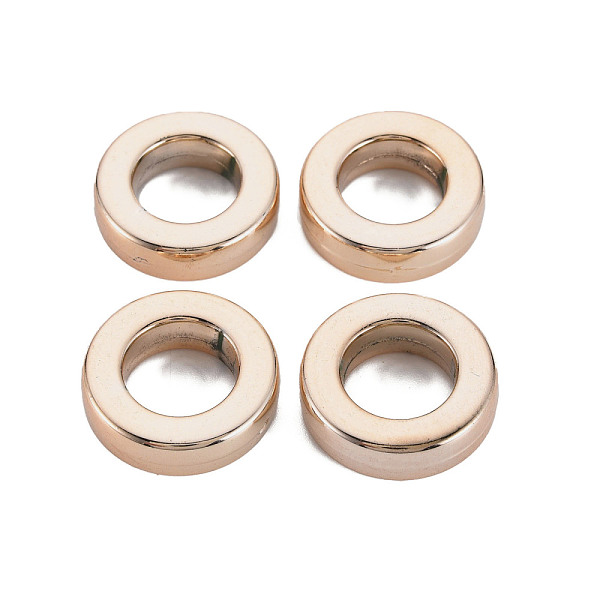 

PandaHall UV Plating Acrylic Linking Rings, Ring, Rose Gold, 15.5x6mm, Inner Diameter: 10mm Acrylic Ring