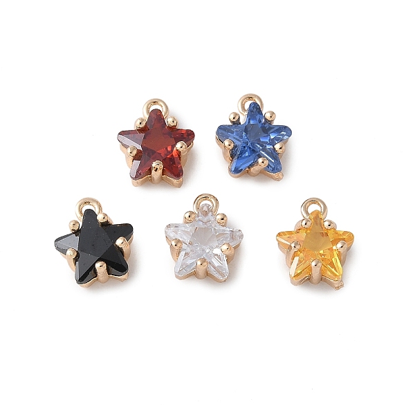 Brass Glass Charms