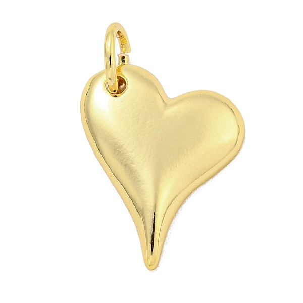 

PandaHall Rack Plating Brass Charms, with Jump Rings, Long-Lasting Plated, Lead Free & Cadmium Free, Heart, Real 18K Gold Plated...