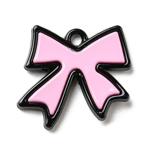 

PandaHall Spray Painted Alloy Pendants, Pink, Butterfly, 16.5x17.5x2.2mm, Hole: 1.6mm Alloy Butterfly Pink