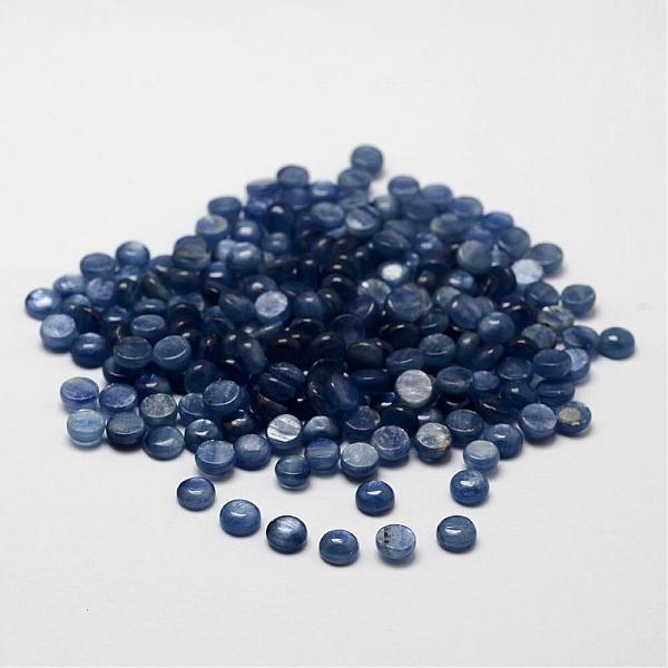 

PandaHall Dome Natural Kyanite/Cyanite/Disthene Cabochons, 5x2.5~3mm Other Quartz Half Round