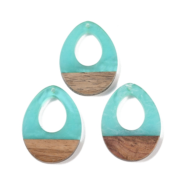 Resin & Wood Pendan… - image