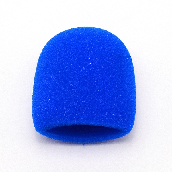 PandaHall Thick Handheld Stage Microphone Windscreen Foam Cover, Microphone Anti-slip Protective Sponge Sleeve, Audio Accessories, Blue...