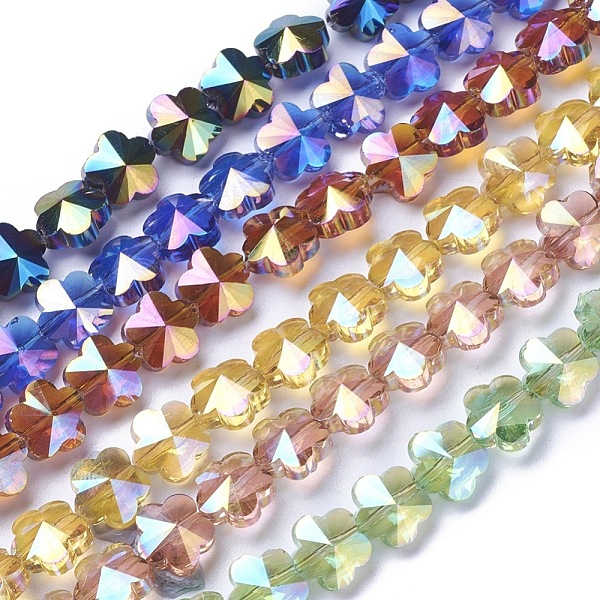 Electroplate Glass Beads Strands