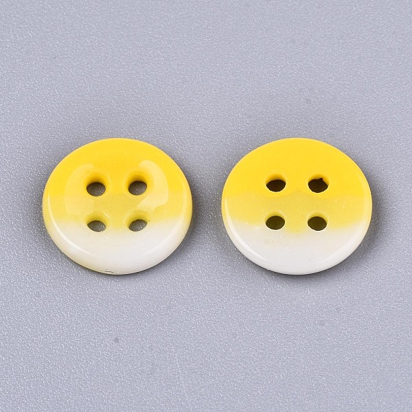 4-Hole Handmade Lampwork Sewing Buttons