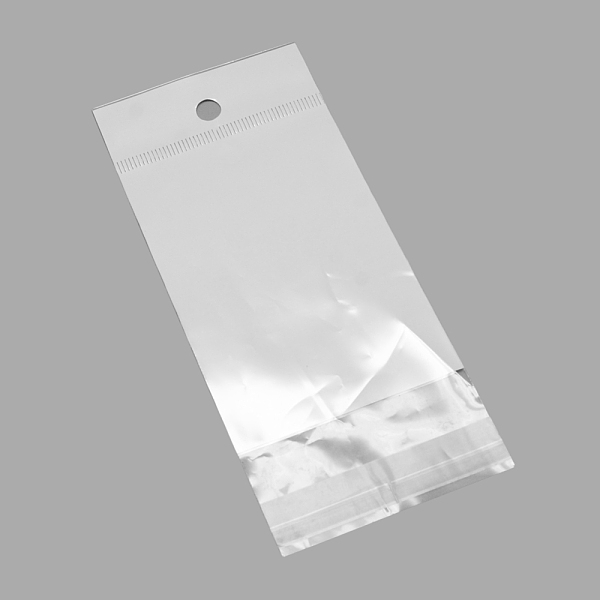

PandaHall Pearl Film OPP Cellophane Bags, Self-Adhesive Sealing, with Hang Hole, Rectangle, White, 13.5x7cm, Unilateral thickness: 0.035mm...