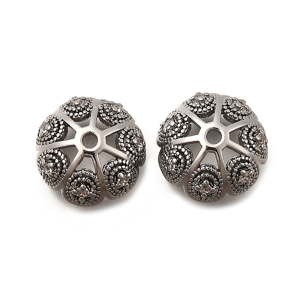 Brass Micro Pave Cl… - image