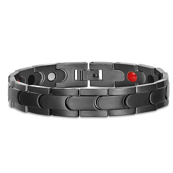 

PandaHall SHEGRACE Stainless Steel Watch Band Bracelets, Gunmetal, 8-5/8 inch(22cm) Stainless Steel