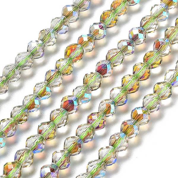 Electroplate Glass Beads Strands