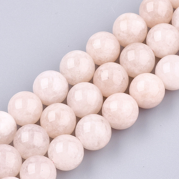 

PandaHall Natural Quartz Beads Strands, Round, Dyed, Pink, 10mm, Hole: 1.2mm, about 36~38pcs/strand, 14.1 inch~14.9 inch Other Quartz Round...
