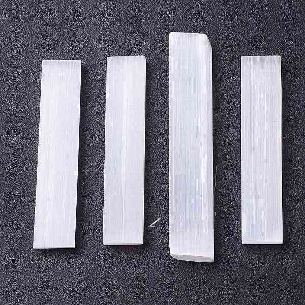 PandaHall Natural Selenite Sticks Wands, Rough Raw Selenite Crystal Sticks for Reiki Metaphysical Energy Drawing Protection Wiccan Altar...