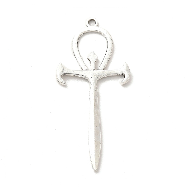 

PandaHall Alloy Big Pendants, Cross, Antique Silver, 59.5x28x3mm, Hole: 2.4mm Alloy Cross