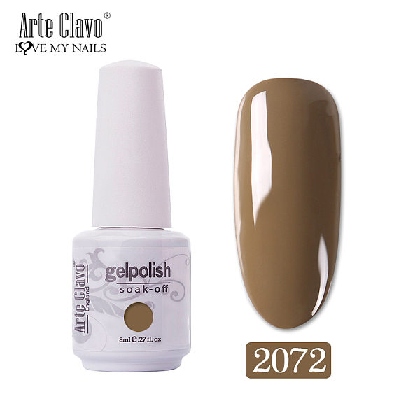 

PandaHall 8ml Special Nail Gel, for Nail Art Stamping Print, Varnish Manicure Starter Kit, Coffee, Bottle: 25x66mm Resin Brown
