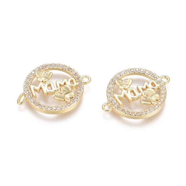 Brass Micro Pave Cl… - image