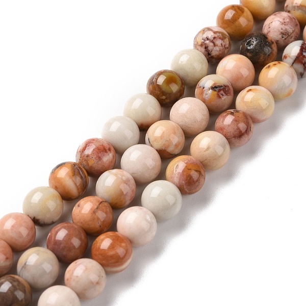 

PandaHall Natural Agate Beads Strands, Round, 6.5mm, Hole: 1mm, about 62pcs/strand, 15.75 inch(40cm) Natural Agate Round