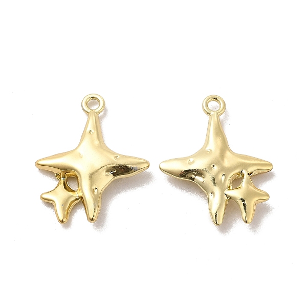 

PandaHall Alloy Pendants, Long-Lasting Plated, Cadmium Free & Lead Free, Star, Light Gold, 23.5x19x4mm, Hole: 1.8mm Alloy Star