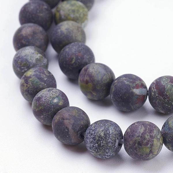 Chapelets de perles en pierre de sang naturelle